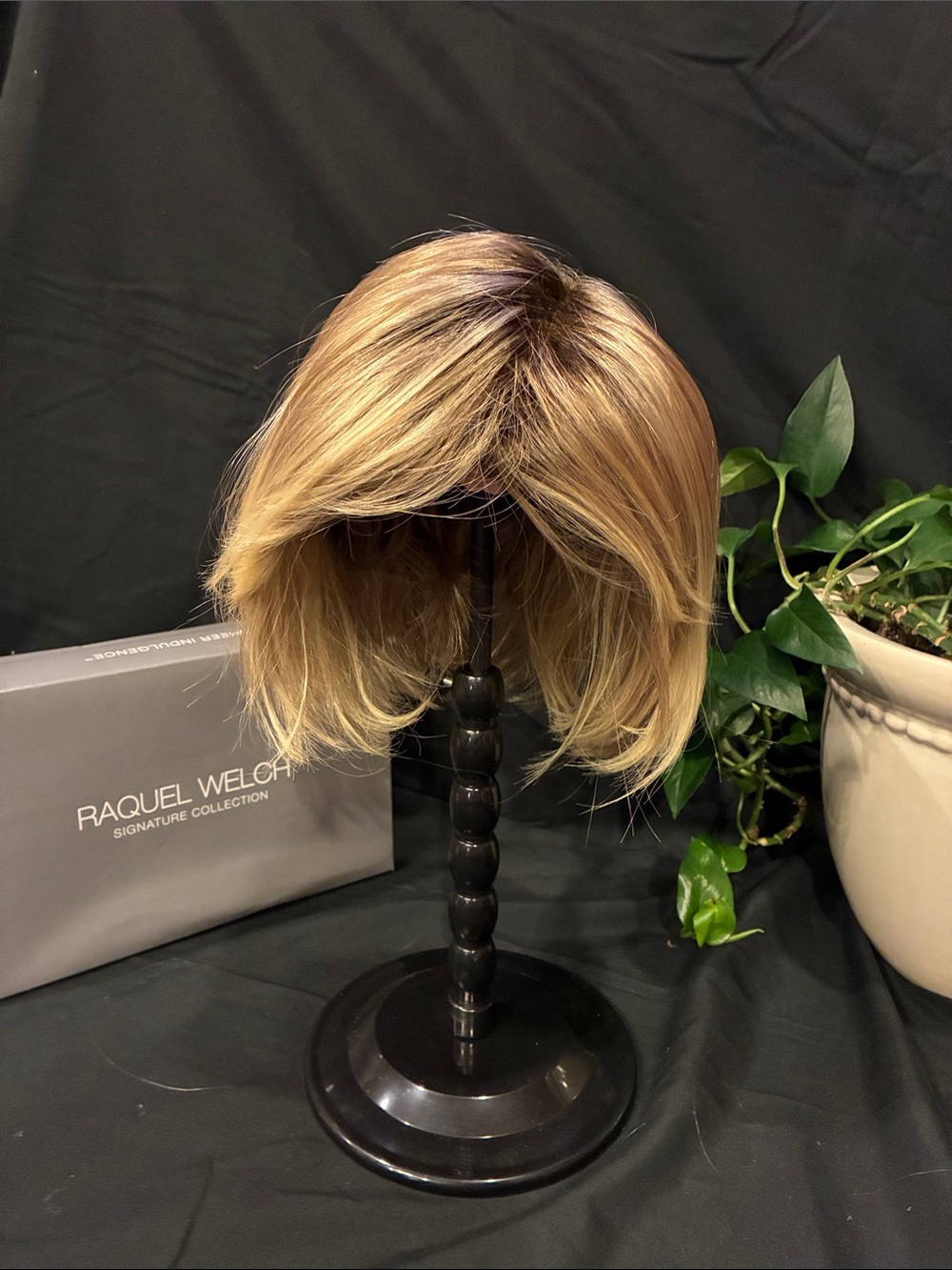 Raquel Welch Blonde Layered Bob Blonde Wig by Sheer Indulgence (ABBA)